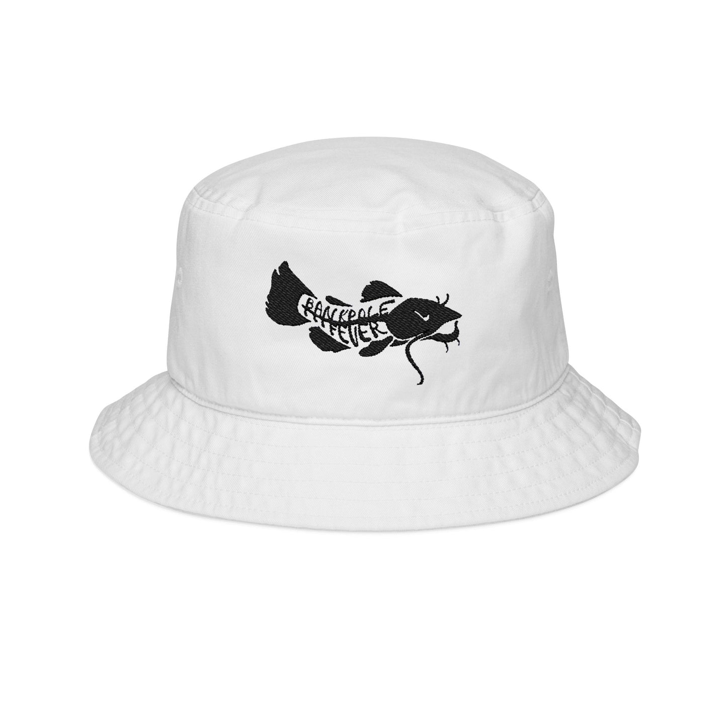 Embroidered Bucket Hat - Fish Design for Summer Adventure
