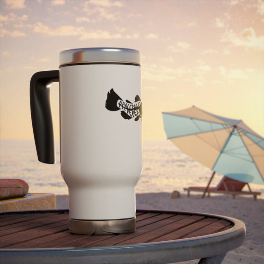 Fish Lover's Stainless Steel Travel Mug - 14oz with Handle